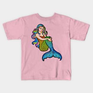 Pretty Mermaid Kids T-Shirt